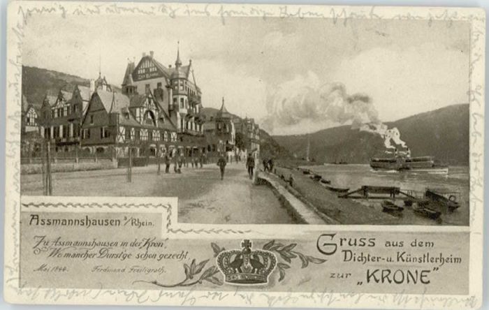 Assmannshausen Künstlerheim Krone