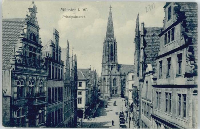 Muenster Westfalen Münster Prinzipalmarkt