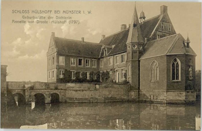 Muenster Westfalen Münster Schloss Hülshoff Geburtsstätte