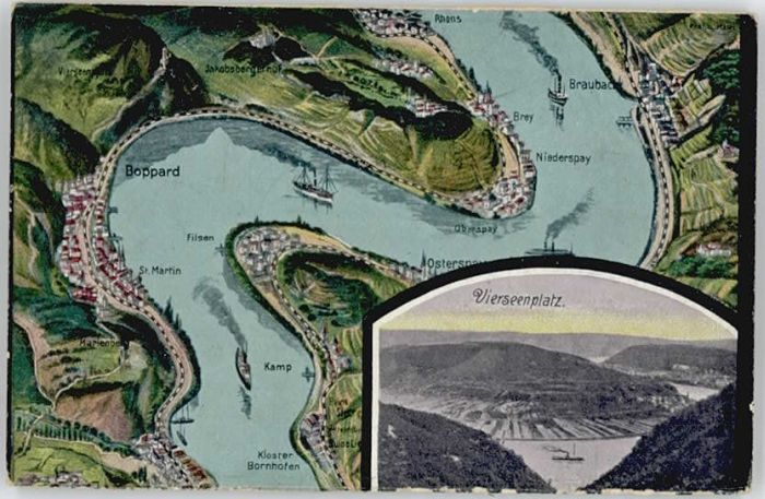 Boppard Rhein Boppard Vierseenplatz