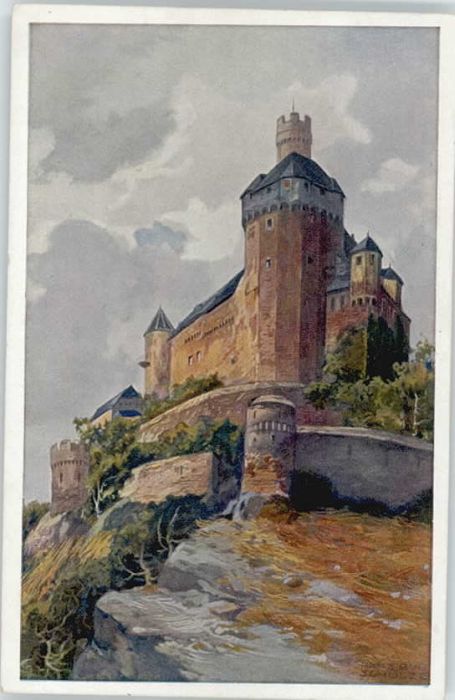 Braubach Rhein Braubach Marksburg KünstlerHans Schulze