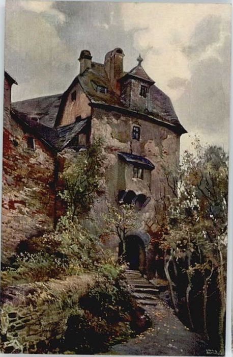 Braubach Rhein Braubach Marksburg KünstlerHans Schulze