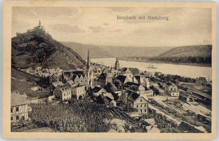 Braubach Rhein Braubach Marksburg