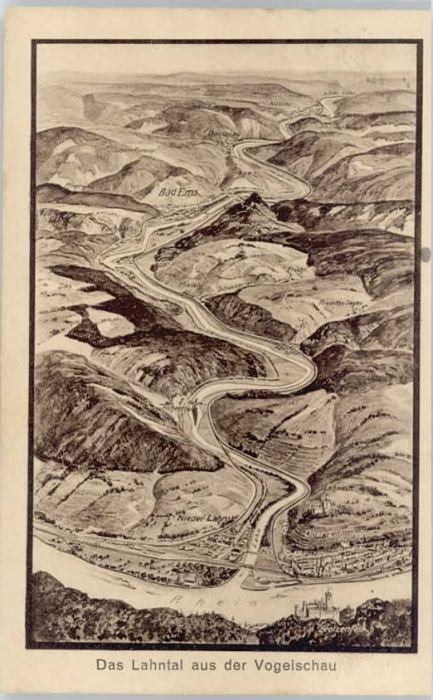Lahnstein Lahntal Fliegeraufnahme