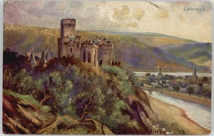 Lahnstein Burg Lahneck KünstlerBurger
