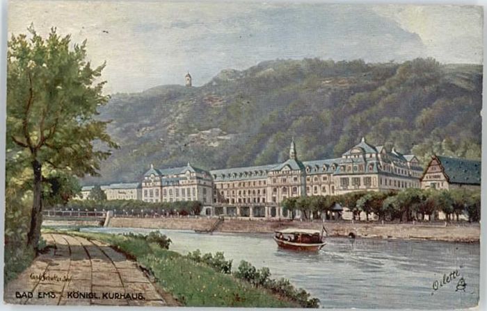 Bad Ems Königliches Kurhaus KünstlerCarl Schult