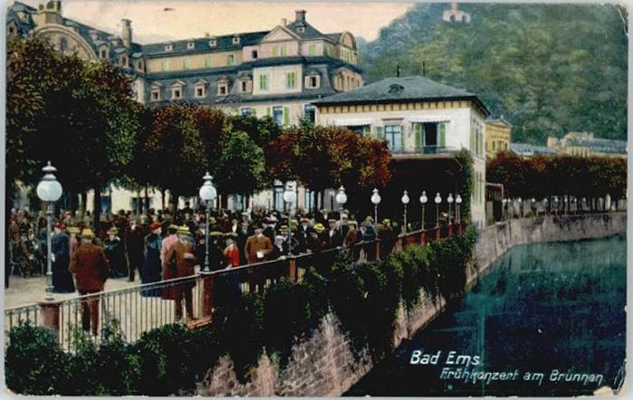Bad Ems Frühkonzert am Brunnen
