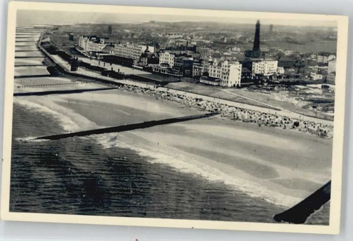 BORKUM Nordseebad Niedersachsen Fliegeraufnahme