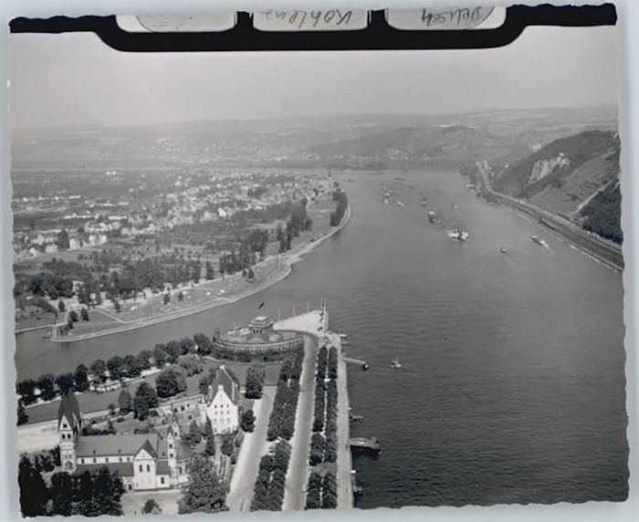 Koblenz Rhein Fliegeraufnahme