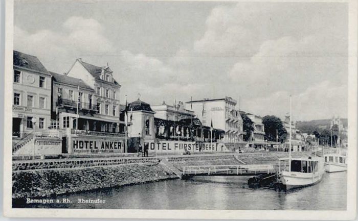 REMAGEN Rheinland-Pfalz Rheinufer