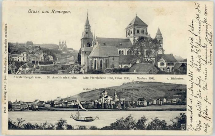 REMAGEN Rheinland-Pfalz Pfarrkirche St Apollinariskirche