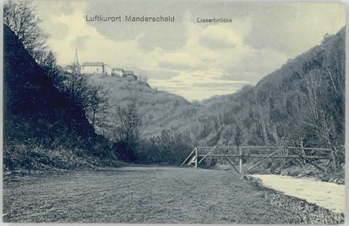 Manderscheid Eifel Manderscheid Lieserbrücke