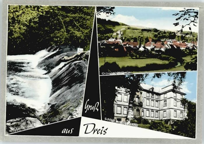 Dreis Eifel Wasserfall Schloss