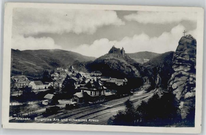 Altenahr Burgrunie Are Schwarzes Kreuz