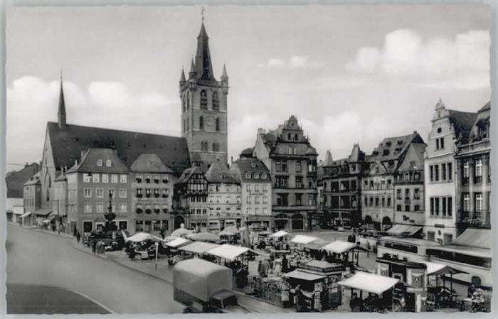 TRIER  CITY Marktplatz Gangolfkirche
