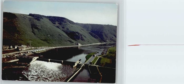 Wintrich Fliegeraufnahme Staustufe Schleuse Kraf