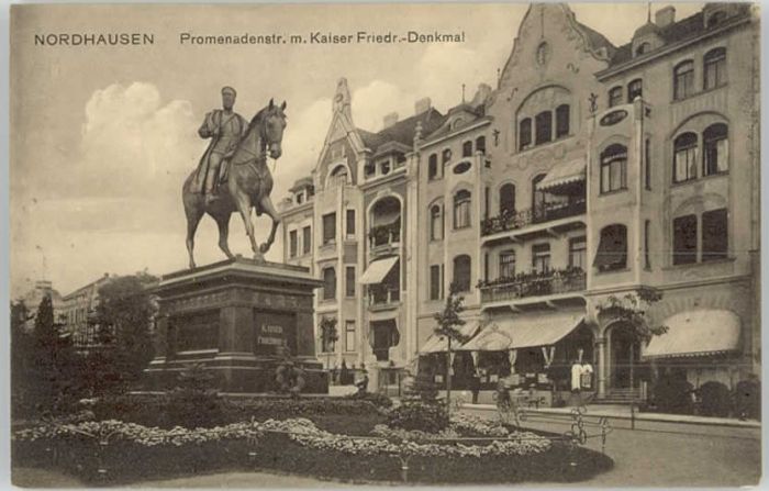 Nordhausen Thueringen Nordhausen Promenadenstrasse Kaiser Fri