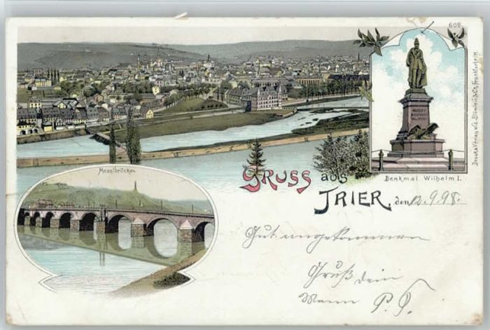 Trier Moselbrücke Denkmal Wilhelm I.