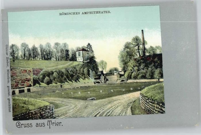 Trier Amphittheater Künstler Ottmar Zieher