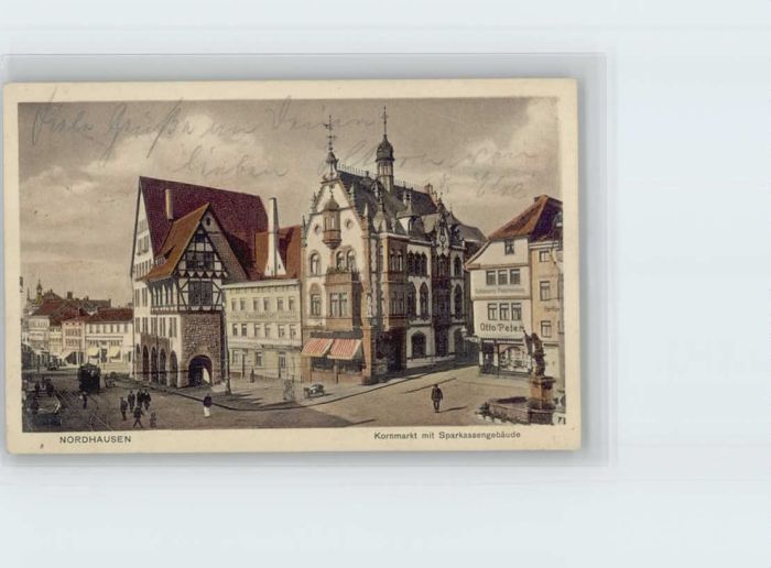 Nordhausen Thueringen Nordhausen Kornmarkt Sparkassengebäude