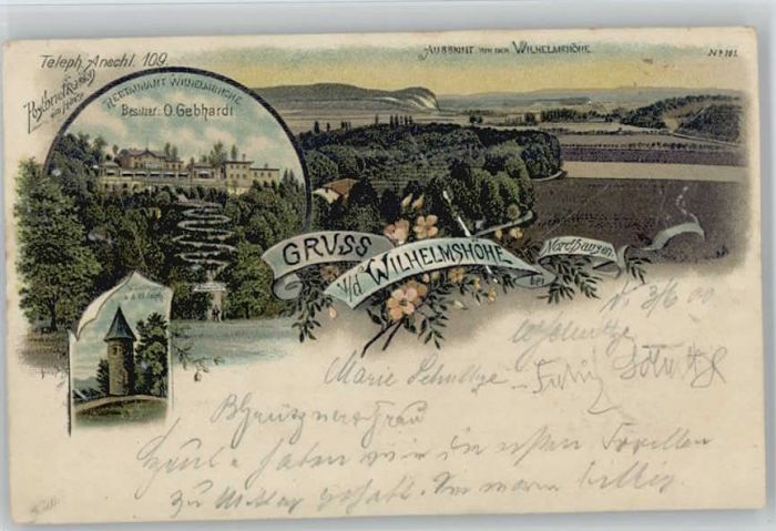 Nordhausen Thueringen Nordhausen Restaurant Wilhelmshöhe