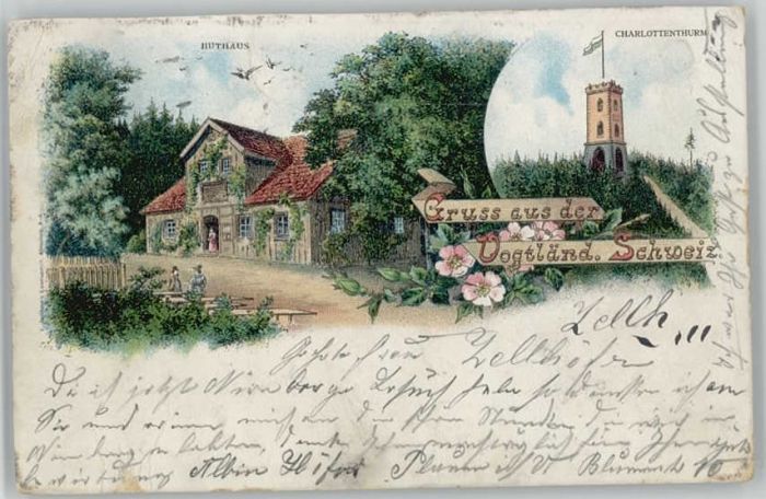 Jocketa [Stempelabschlag] Charlottenturm Huthau