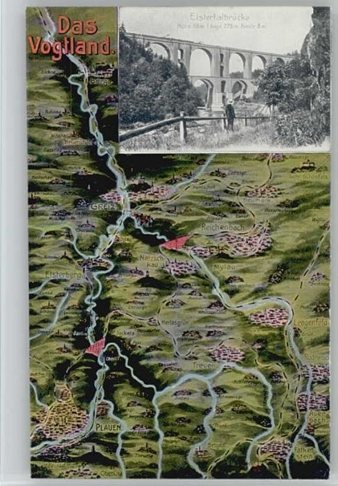 Plauen Vogtland Jocketa Elsterberg Netzschkau Greiz