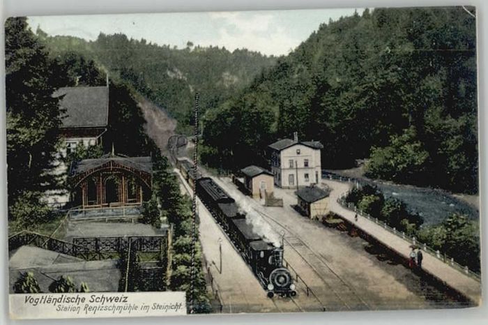 Rentzschmuehle Weisse Elster Rentzschmühle Bahnhof Steinicht