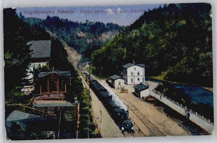 Rentzschmuehle Weisse Elster Rentzschmühle Bahnhof Steinicht