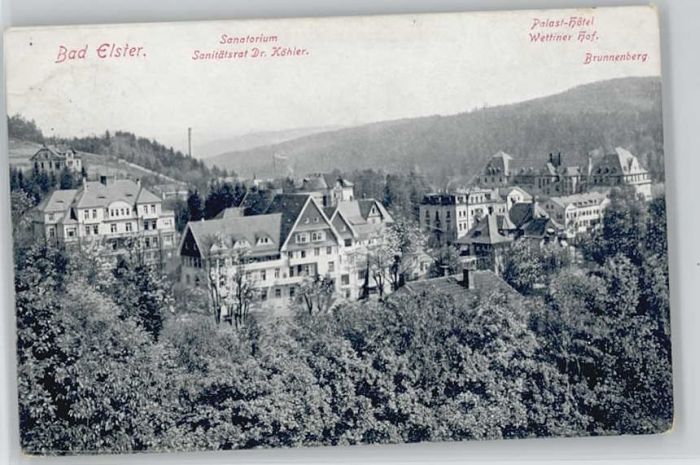 Bad Elster Brunnenberg Sanatorium Dr. Köhler Hotel