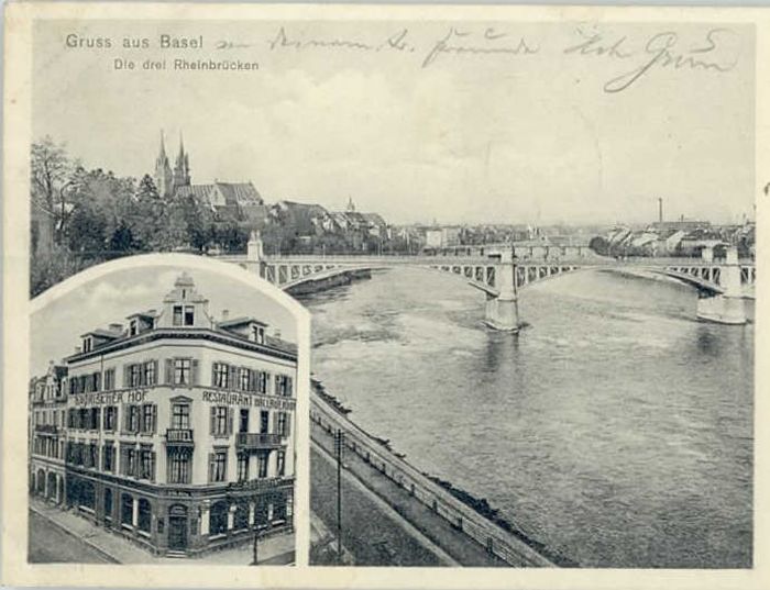 Basel BS Basel Rheinbruecke