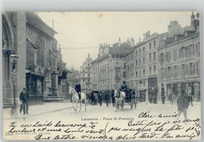 Lausanne VD Lausanne St Francois Platz