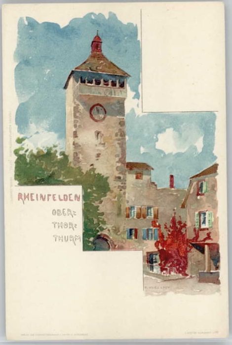 Rheinfelden AG Rheinfelden Kuenstler F. Voellmy