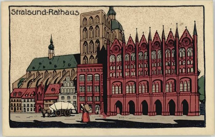 Stralsund Mecklenburg Vorpommern Stralsund Rathaus