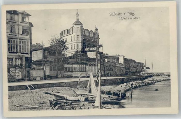 Sassnitz Ostseebad Ruegen Sassnitz Hotel am Meer