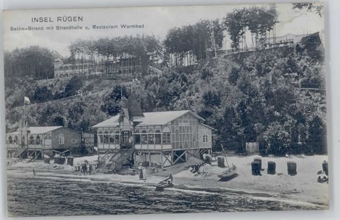 Sellin Ostseebad Strandhalle Restaurant Warmbad