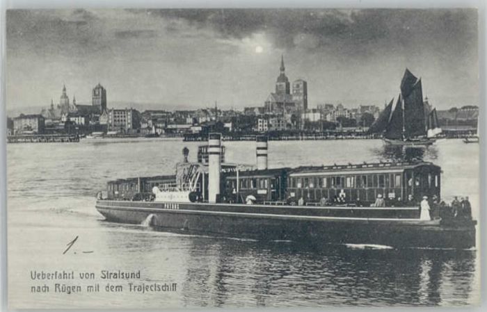 Stralsund Mecklenburg Vorpommern Stralsund Trajektschiff