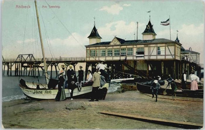 Ahlbeck Ostseebad Insel Usedom Ahlbeck Seebad Seesteg