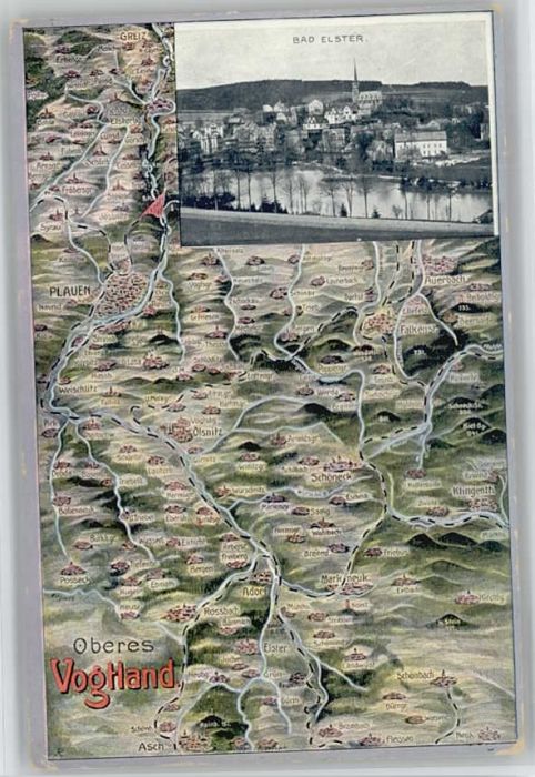 Bad Elster Karte