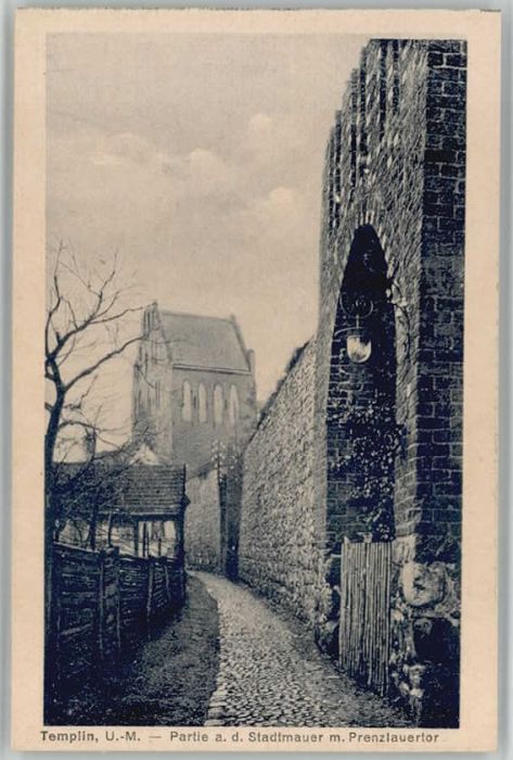 Templin Stadtmauer Prenzlauertor