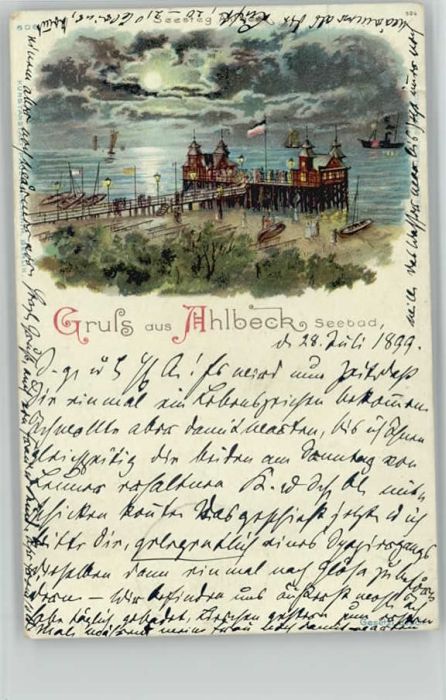 Ahlbeck Ostseebad Insel Usedom Ahlbeck Seebad Seesteg