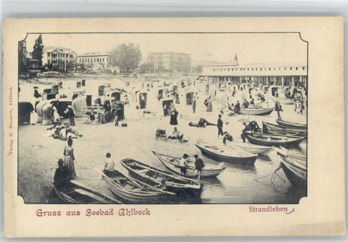 Ahlbeck Ostseebad Insel Usedom Ahlbeck Seebad Strand