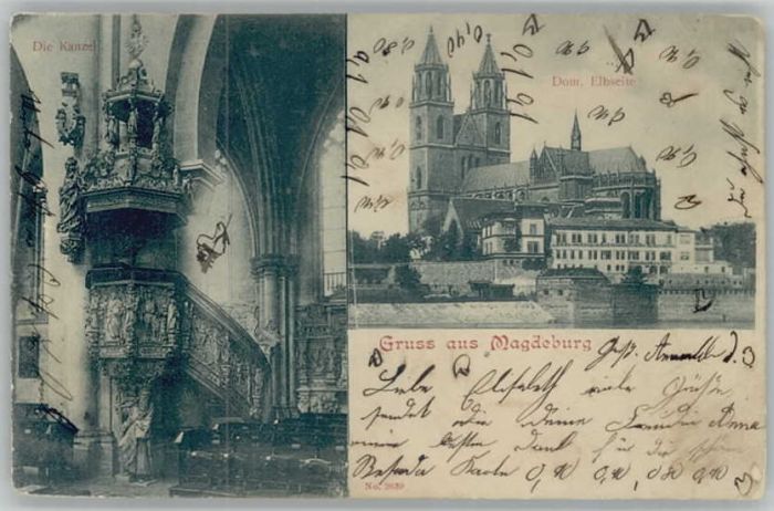 MAGDEBURG  CITY Dom Kanzel