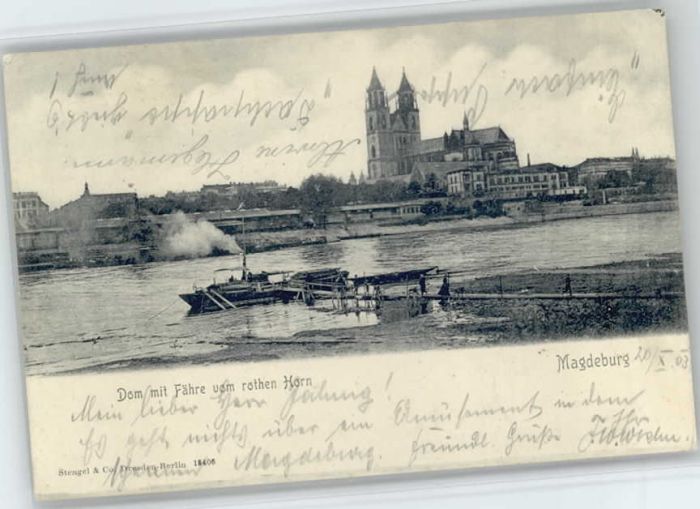 MAGDEBURG  CITY Dom Faehre