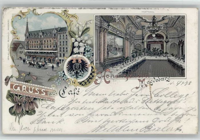 Magdeburg Cafe Hohenzollern