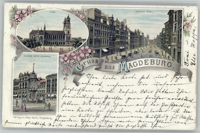 Magdeburg Dom Breiter Weg Kaiser Otto Denkmal