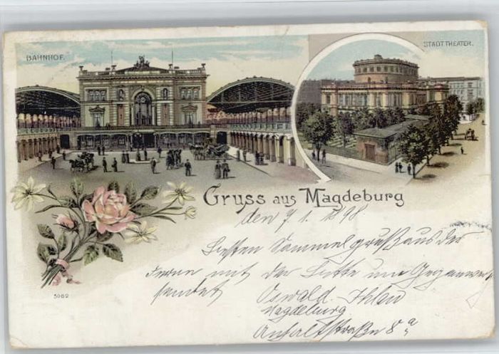 Magdeburg Stadttheater Bahnhof