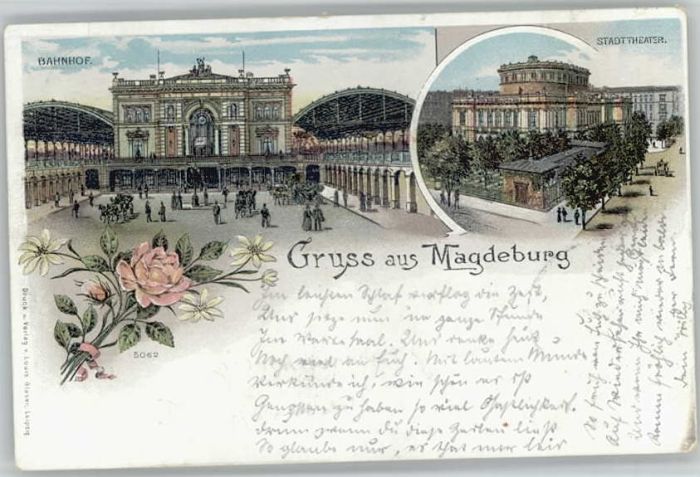 Magdeburg Bahnhof Stadttheater