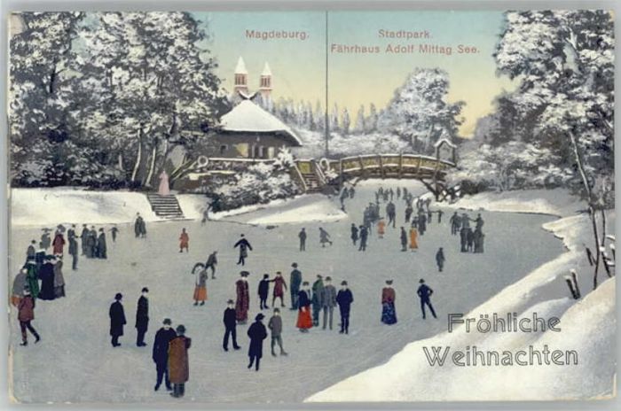 Magdeburg Stadtpark Fährhaus Adolf Mittagsee