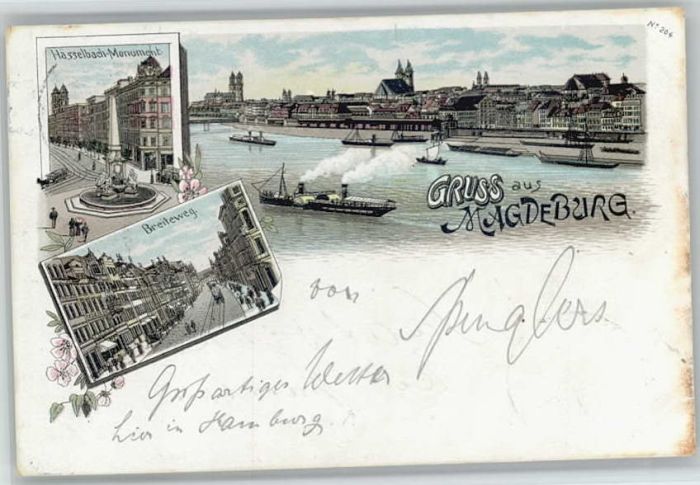 Magdeburg Hasselbach Monument Breiteweg